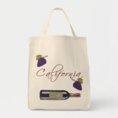 Californische  wijnfles tote bag (Voorkant)