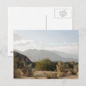Californische woestijn briefkaart (Voorkant / Achterkant)