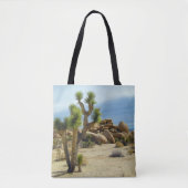 Californische woestijn Succulents, Rocks & Clear S Tote Bag (Voorkant)