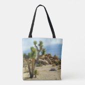 Californische woestijn Succulents, Rocks & Clear S Tote Bag (Achterkant)