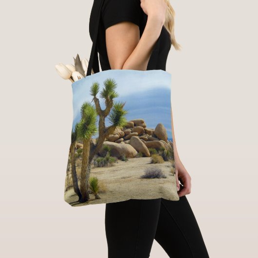 Californische woestijn Succulents, Rocks & Clear S Tote Bag (Dichtbij)