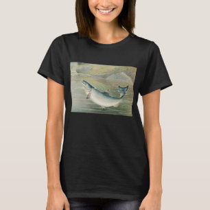 Californische zalm door S.A. Kilbourne, Vintage vi T-shirt