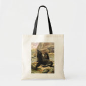 Californische Zee Lions door CE Swan Tote Bag (Voorkant)