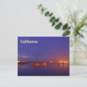 Californische zeilboten in de jachthaven bij het b briefkaart (Staand voorkant)