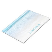 Californische zomergolven strandfoto aangepast notitieblok (Schuin)