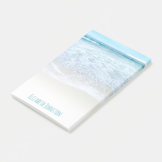Californische zomergolven strandfoto aangepast post-it® notes (Schuin)