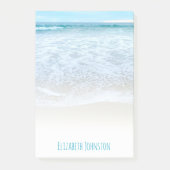 Californische zomergolven strandfoto aangepast post-it® notes (Voorkant)