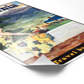 Californische zomerreis per trein Poster (Hoek)