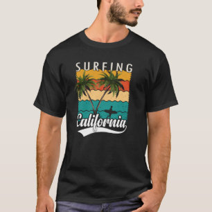 Californische zomerse strandtrip t-shirt
