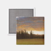 Californische Zonsondergang (Californisch Landscha Magneet (Voorkant / Achterkant)