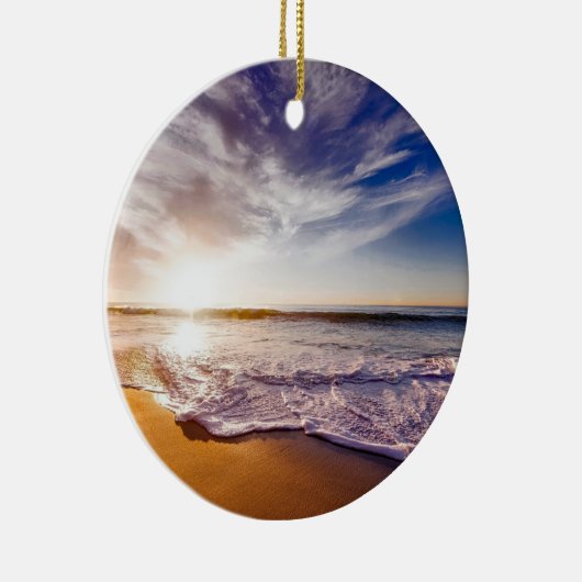 Californische zonsondergang...mooi keramisch ornament (Rechts)