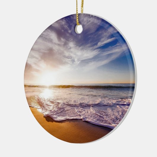 Californische zonsondergang...mooi keramisch ornament (Links)