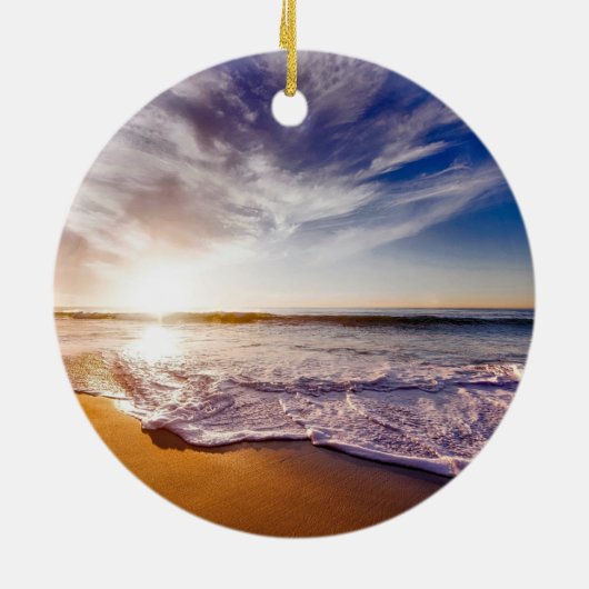 Californische zonsondergang...mooi keramisch ornament (Achterkant)