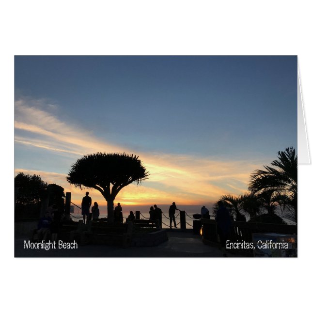 Californische zonsondergang over de oceaan (Voorkant Horizontaal)