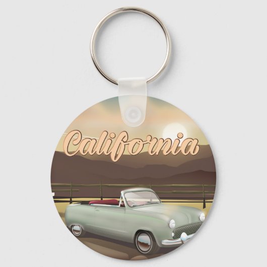 Californische Zonsondergang Sleutelhanger (Voorkant)