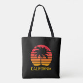 Californische zonsondergang tote bag (Achterkant)
