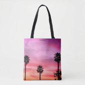 Californische Zonsondergang Tote Bag (Voorkant)