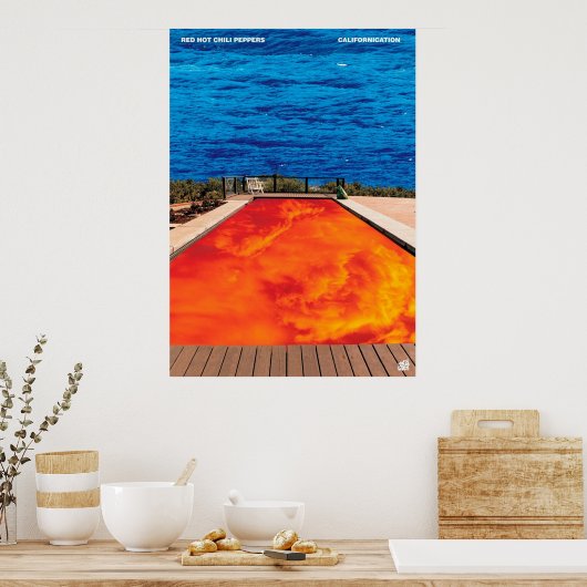 CALIFORNITIE A3-formaat uitgebreide albumcover Poster (Keuken)