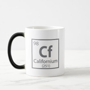 Californium - California Science Periodic Table Magische Mok