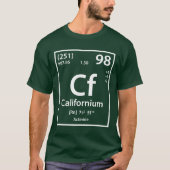 Californiumelement (wit) T-Shirt (Voorkant)
