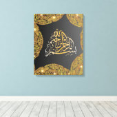 CALIGRAPHY CANVAS AFDRUK (Insitu (Houten vloer))