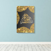 CALIGRAPHY CANVAS AFDRUK (Insitu (Houten vloer))