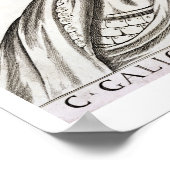 Caligula Caesar (12-41 AD), 1596 (graving) Poster (Hoek)