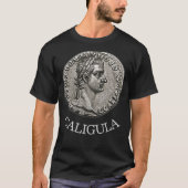 Caligula Romeinse keizer 🏛️ Gaius Caesar Oude mun T-shirt (Voorkant)