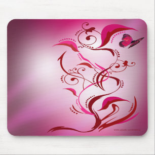 Caliope Mousepad (rood/roze) Muismat