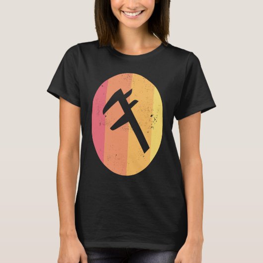 Caliper Distressed Retro Engineer's Tool T-shirt (Voorkant)