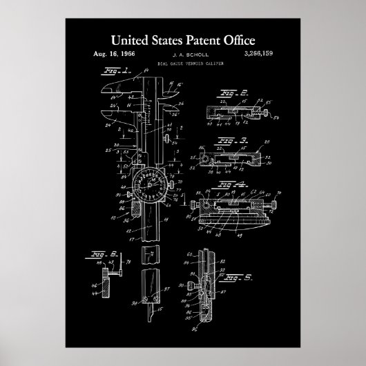 Caliper patent poster (Voorkant)