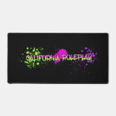 CaliRP Black Desk Mat (Voorkant)