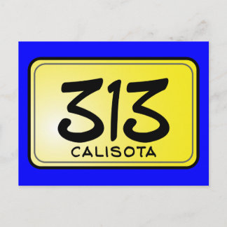 Calisota 313 LicentieBord Briefkaart