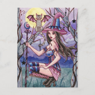 Calista - Halloween Witch Briefkaart