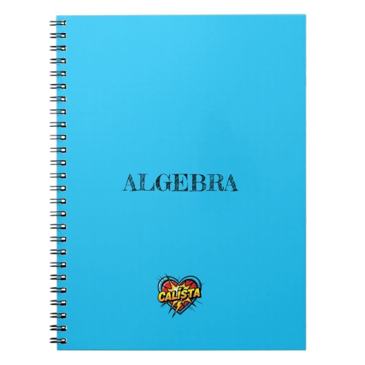 Calista Hart Blauw Notitieboek (Voorkant)