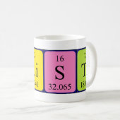 Calista periodieke lijstnaam mok (Voorkant rechts)