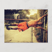 Calisthenics Human Flag Exercy Post Cards Briefkaart (Voorkant)