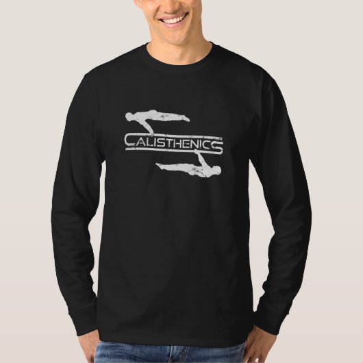 Calisthenics Planks Front Lever Street T-shirt (Voorkant)
