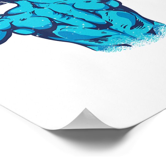 Calisthenics Pull-Up Workout Back Day Gym Poster (Hoek)