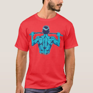 Calisthenics PullUp Workout-rugdag Gym T-shirt