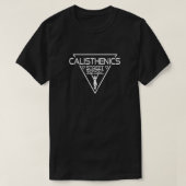Calisthenics Street Workout Athlete Pullup T-shirt (Design voorkant)