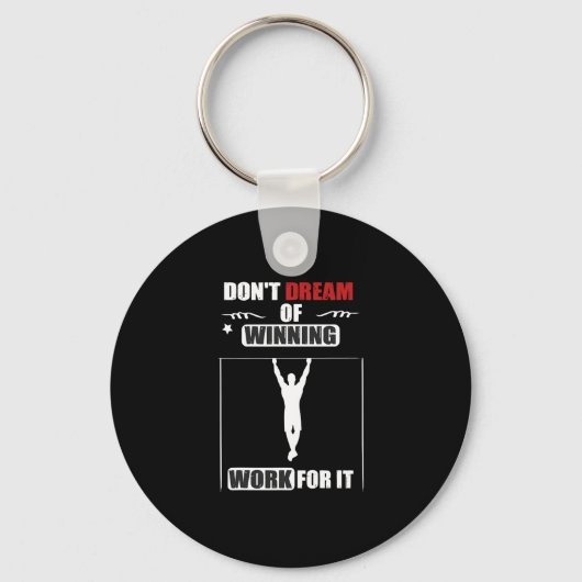 Calisthenics Street Workout Coach Sport Gym Motiva Sleutelhanger (Voorkant)