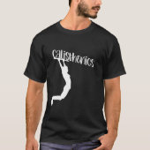Calisthenics Workout Pull-ondersteuning voor balk T-shirt (Voorkant)