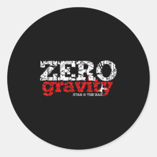 Calisthenics Zero Gravity Fitness en Workout Moti Ronde Sticker