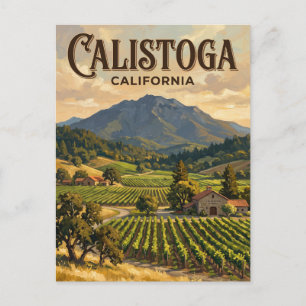 Calistoga Californië Briefkaart