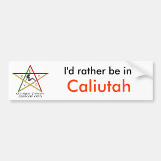 Caliutah Bumpersticker