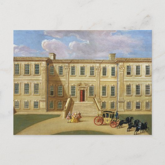 Calke Hall, Derbyshire, de zetel van Sir Henry Har Briefkaart (Voorkant)