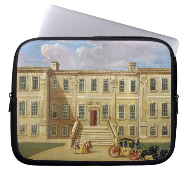 Calke Hall, Derbyshire, de Zetel van Sir Henry Har Laptop Sleeve (Voorkant)