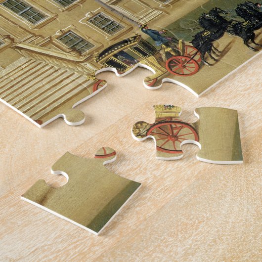 Calke Hall, Derbyshire, de Zetel van Sir Henry Har Legpuzzel (Zijkant)