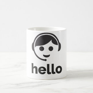 Call center magische mok